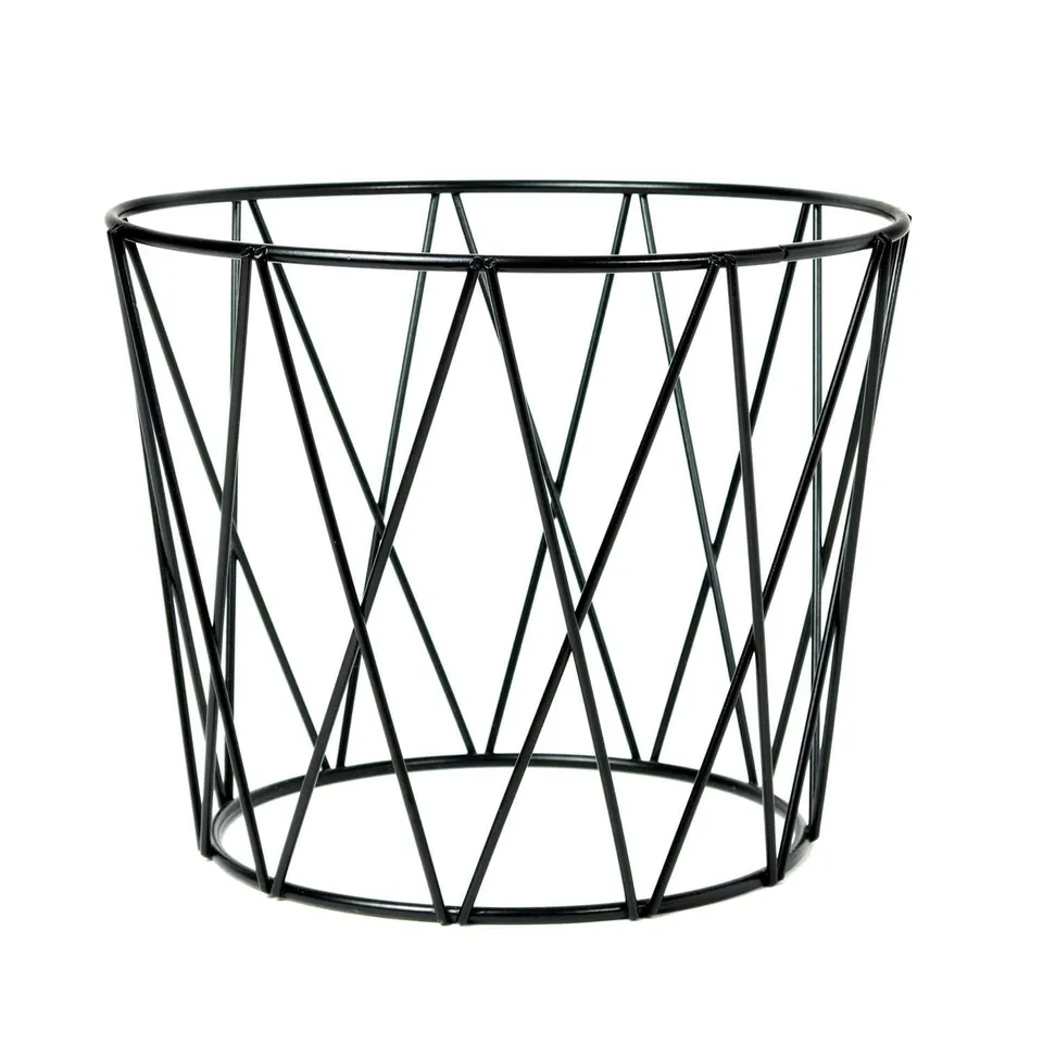 Intirilife Pizza Servierständer Eisen Schwarz 24,7 cm