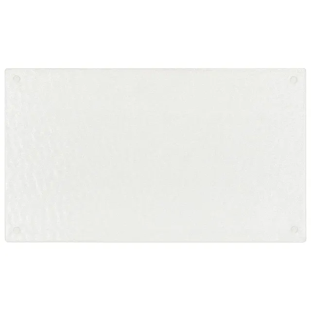 vidaXL Heim & Garten Schneidebrett Hartglas Transparent 2er-Set