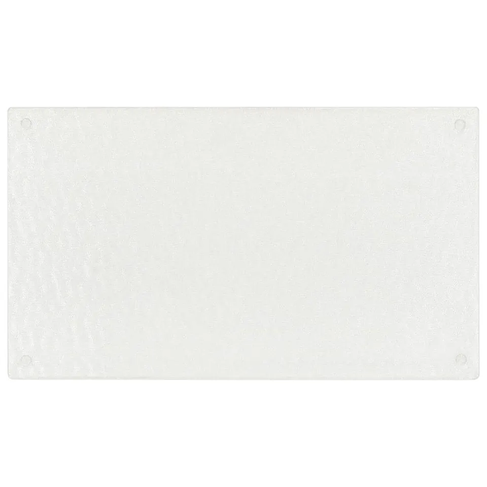vidaXL Heim & Garten Schneidebrett Hartglas Transparent 2er-Set