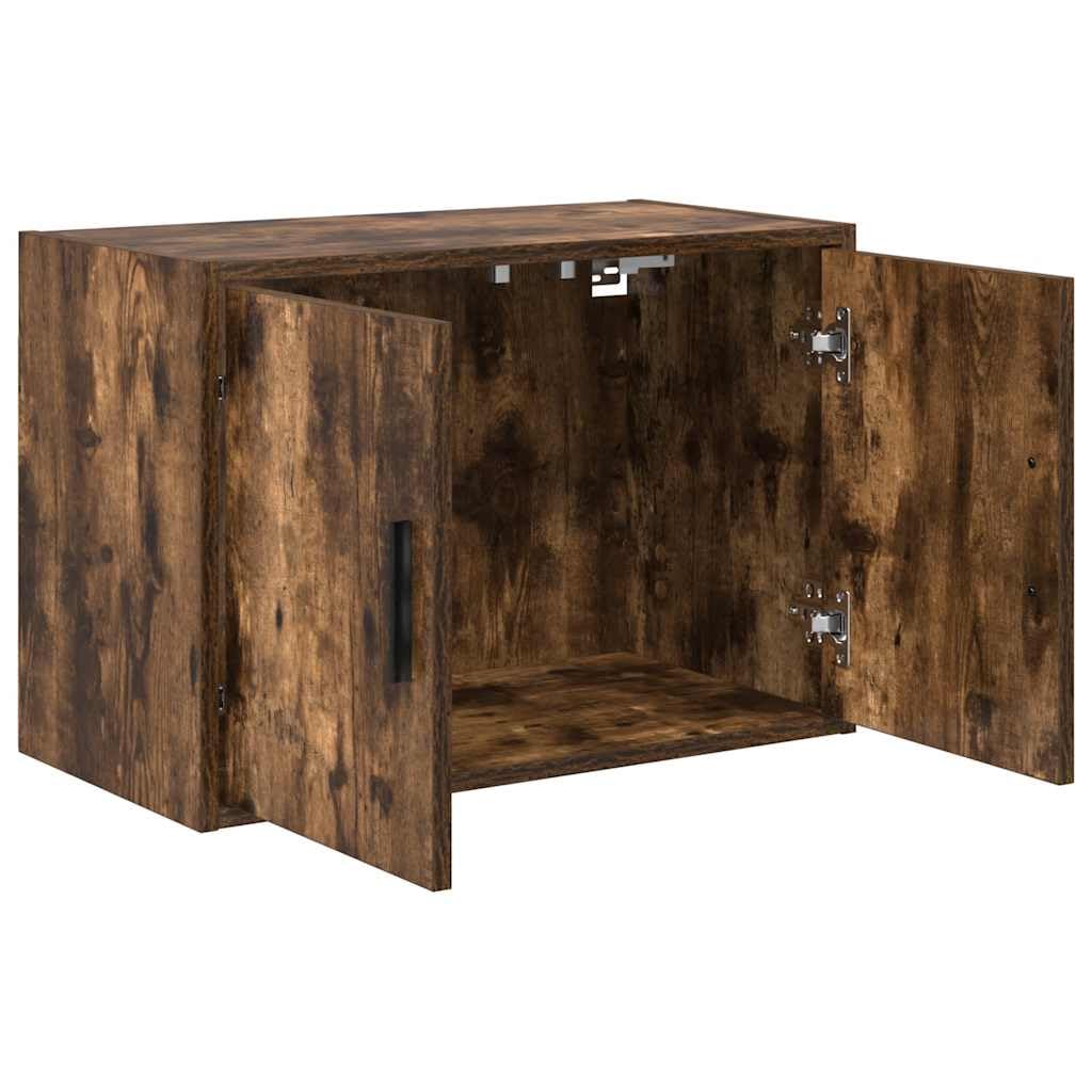 vidaXL Wandschrank Räuchereiche 40x30x41cm Holzwerkstoff