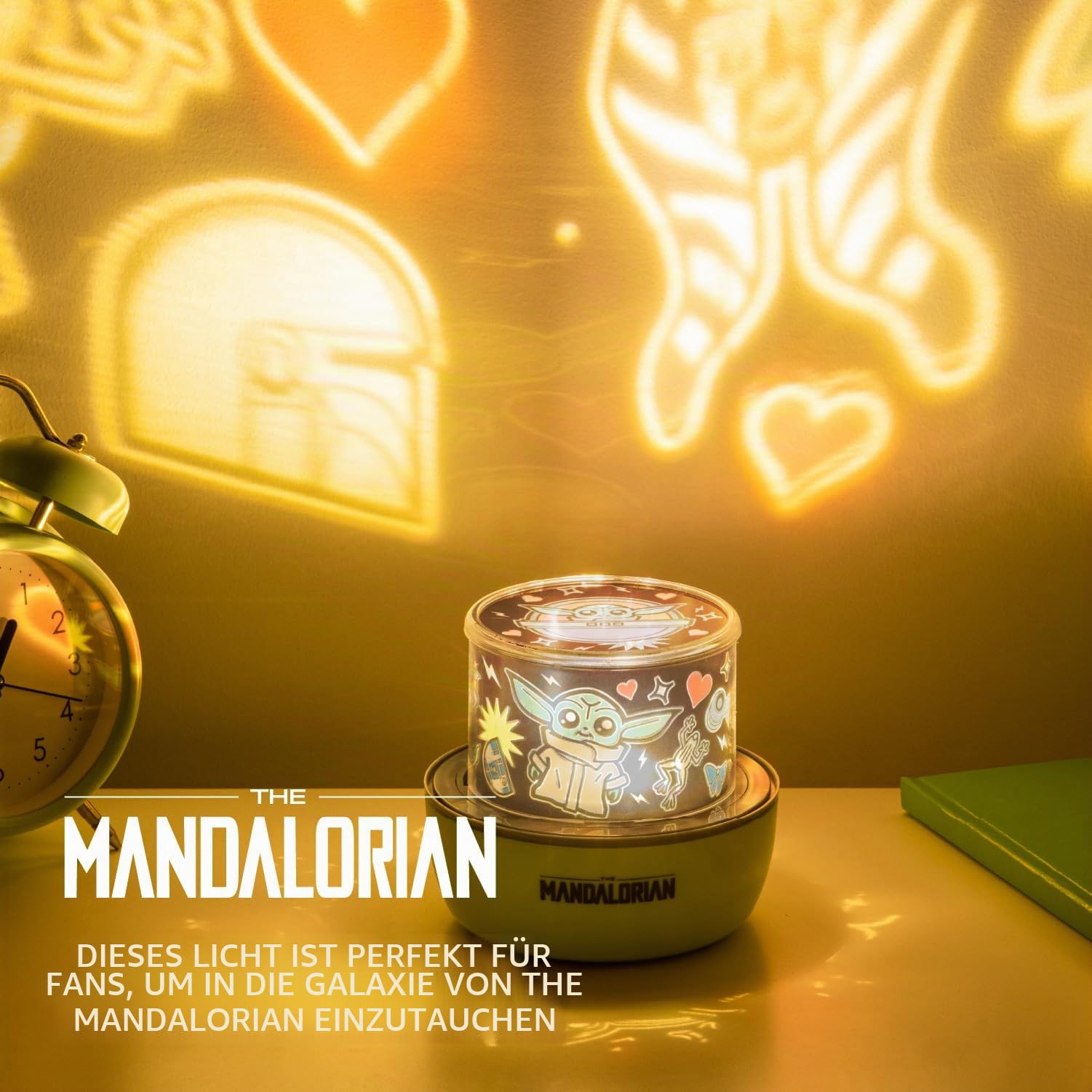 Paladone Mandalorian Projektionslicht Grogu 12,2 cm