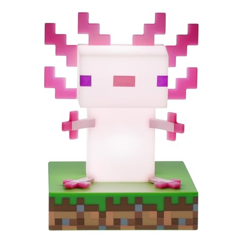 Paladone Lighting Axolotl Icon Light Minecraft Lampe 10,7 cm