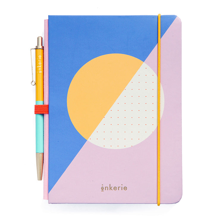 Inkerie Dotted Mini Notebook & Pen Notizbuch A6 mit Stift