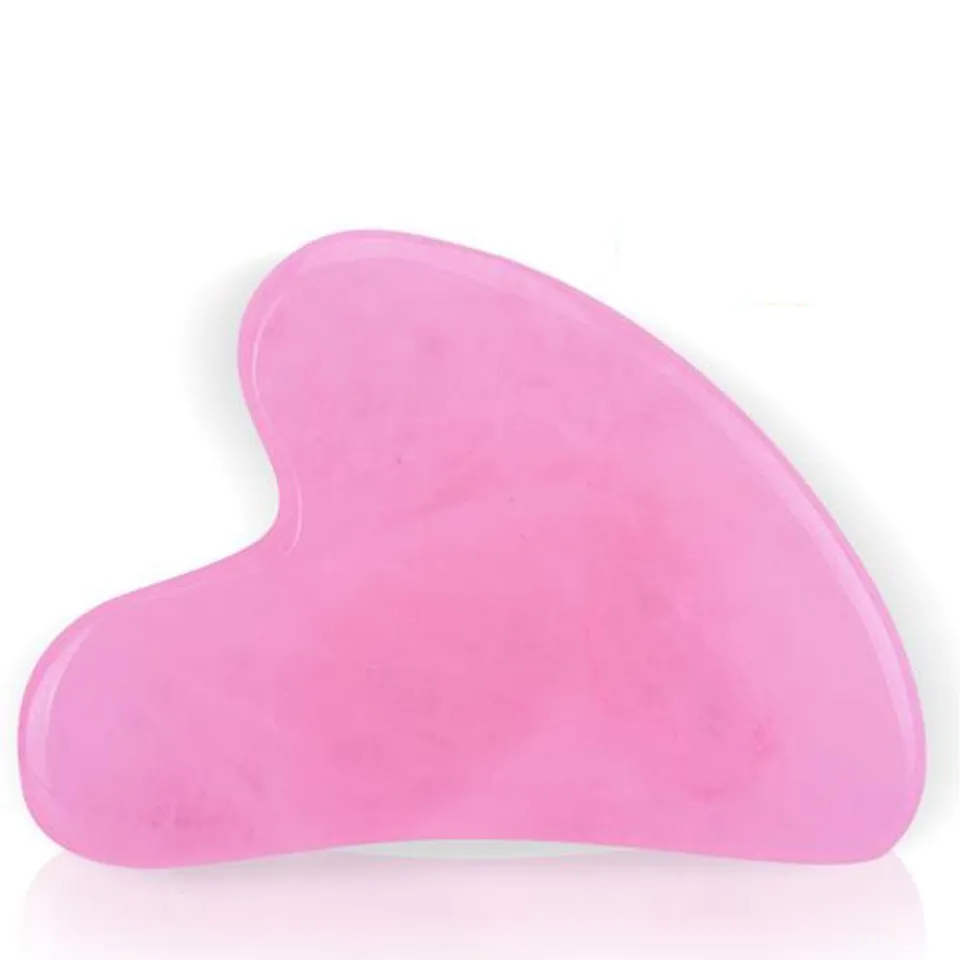 Serenelife Gua Sha Stein Amethyst V-Form Gesichtsschaber