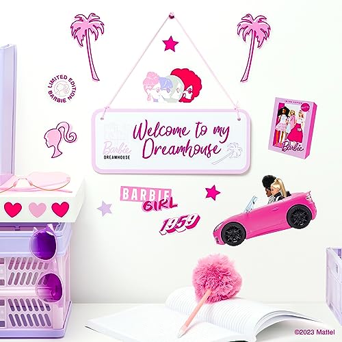 Paladone Barbie Zimmerschild 25x10 cm Türschild mit Aufkleber