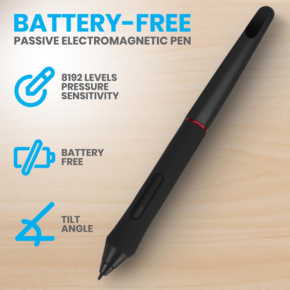 Serenelife Grafiktablett Monitor Full HD Touch Stift