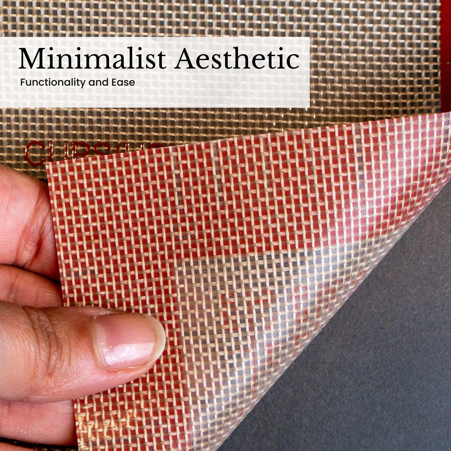 Intirilife Backmatte Silikon Rot-Braun 40x60 cm Antihaft