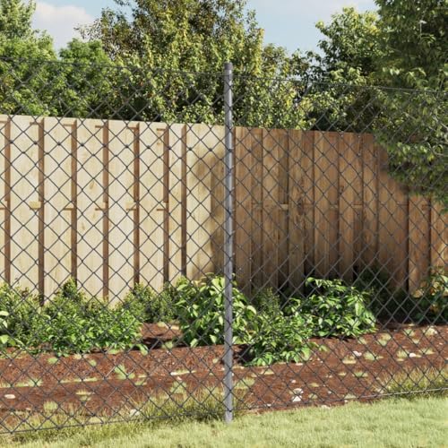 vidaXL Heim & Garten Zaunpfosten 15 Stk 150 cm Silber