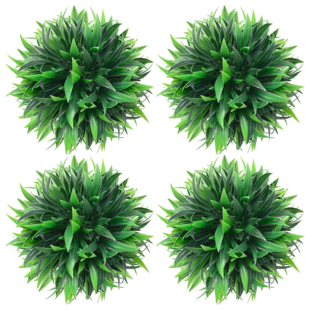 vidaXL Buchsbaumkugel Künstlich Grün 20 cm 2er Set