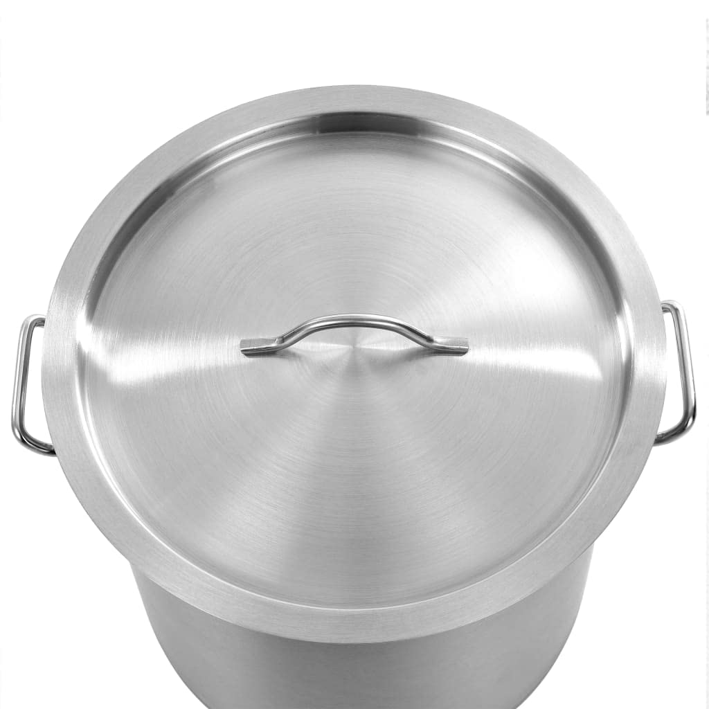 vidaXL Suppentopf 26 L Kochtopf Edelstahl 32x32 cm Induktion