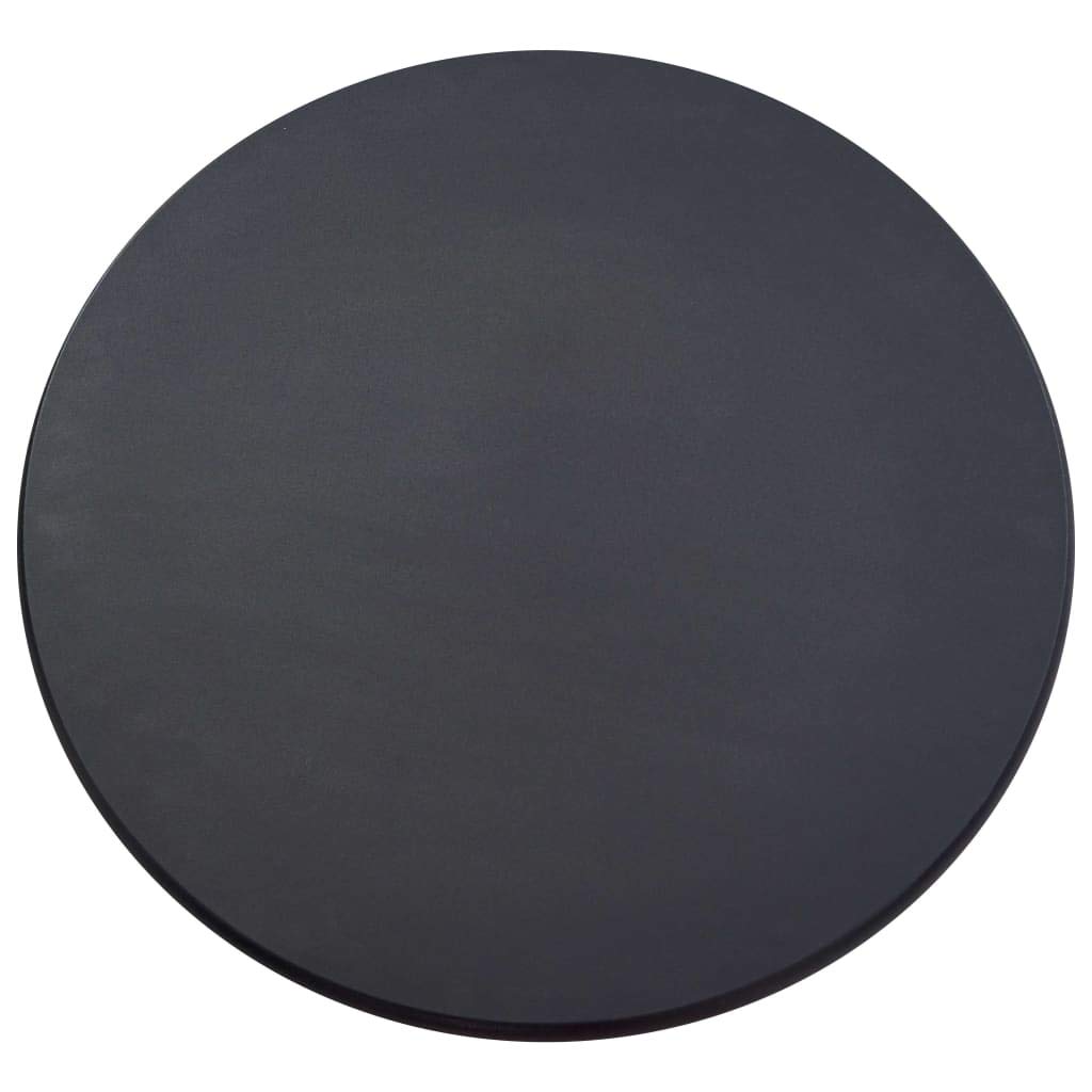vidaXL Möbel Bartisch Schwarz 60x107,5cm MDF Stahl