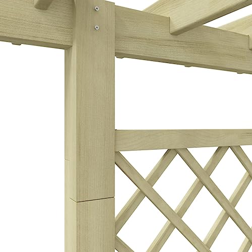vidaXL Heim & Garten Pergola mit Pflanzkasten 162x56x204 cm Holz