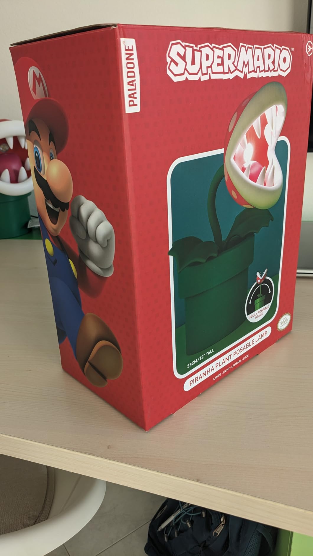 Paladone Super Mario Piranha Pflanze Lampe 33cm USB