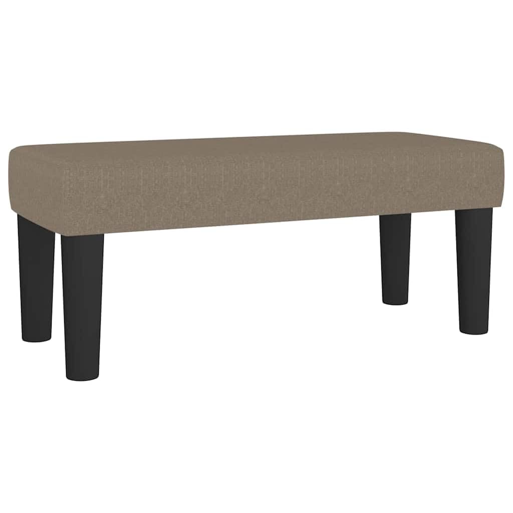 vidaXL Sitzbank Polsterbank Hellgrau 70x30x30 cm Stoff