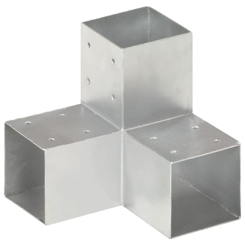 vidaXL Heim & Garten Pfostenverbinder Y-Form 101x101 mm verzinkt