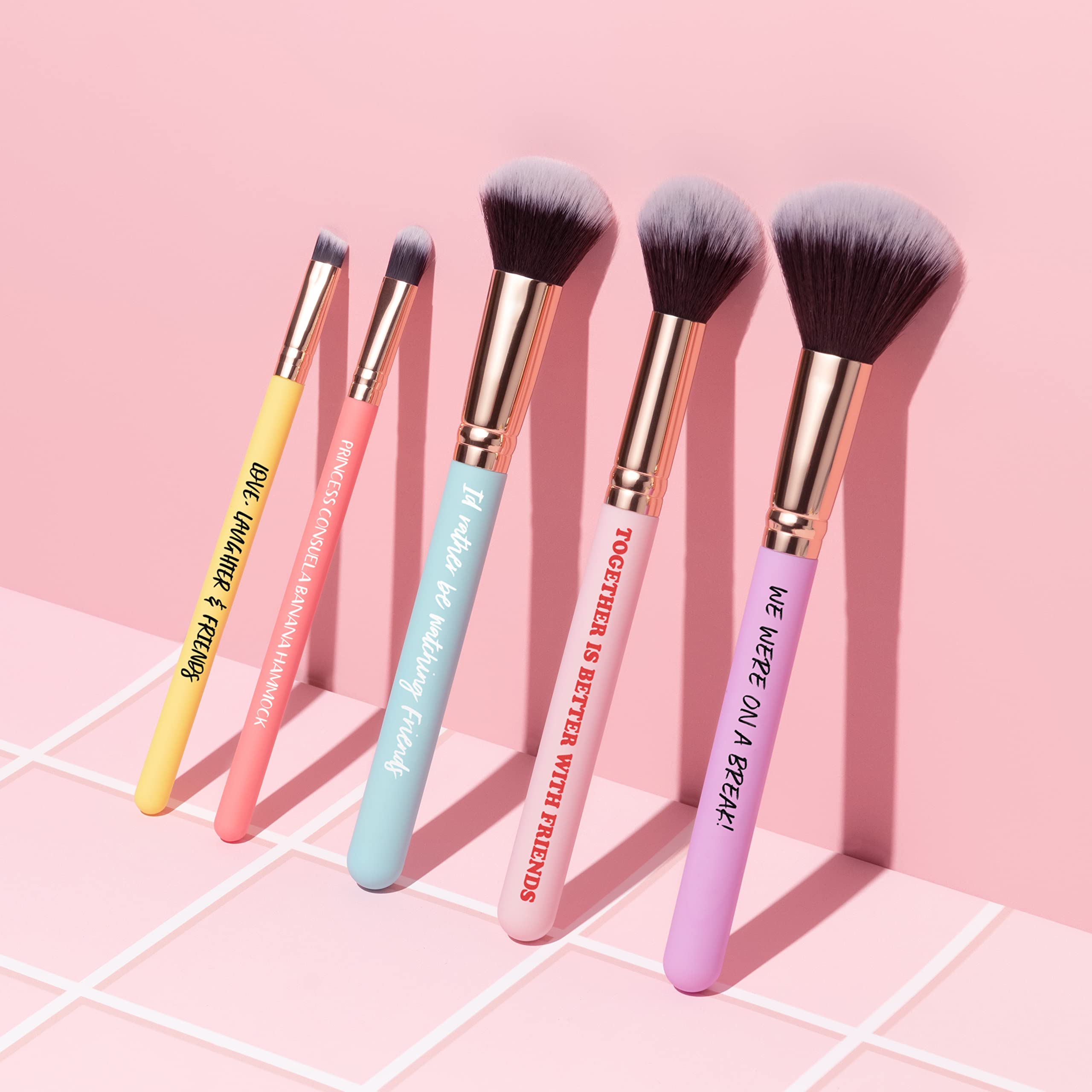 Paladone Friends Make-up Pinselset 5-teilig Geschenkset