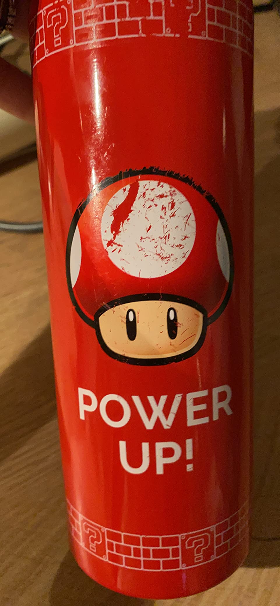 Paladone Super Mario Power-Up Trinkflasche 500 ml Edelstahl