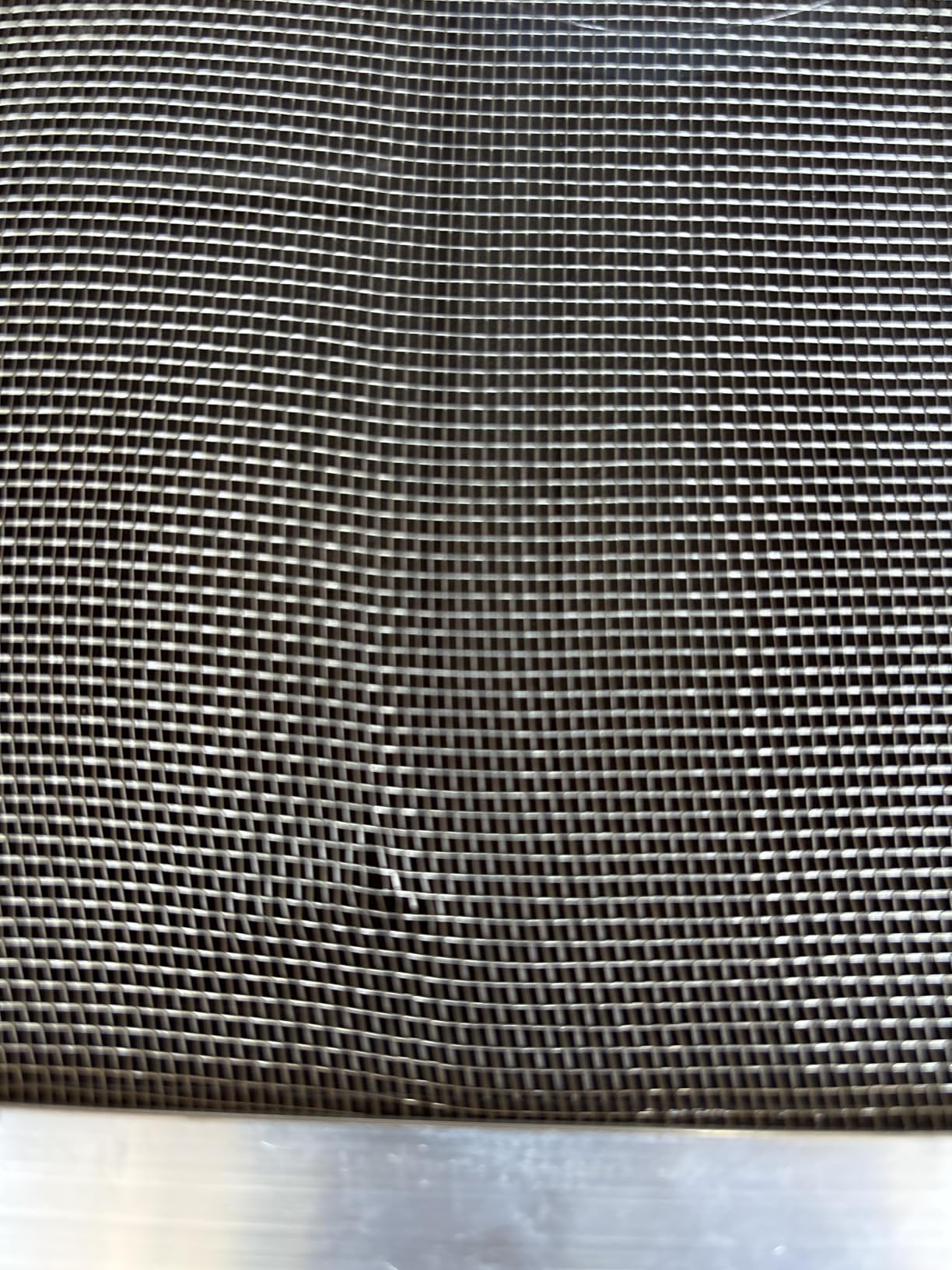 vidaXL Fliegengitter 100x500 cm Aluminium Silber