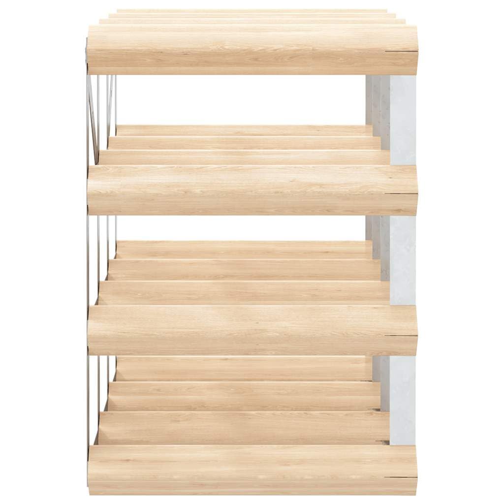 vidaXL Weinregal 12 Flaschen Massivholz Kiefer Regal