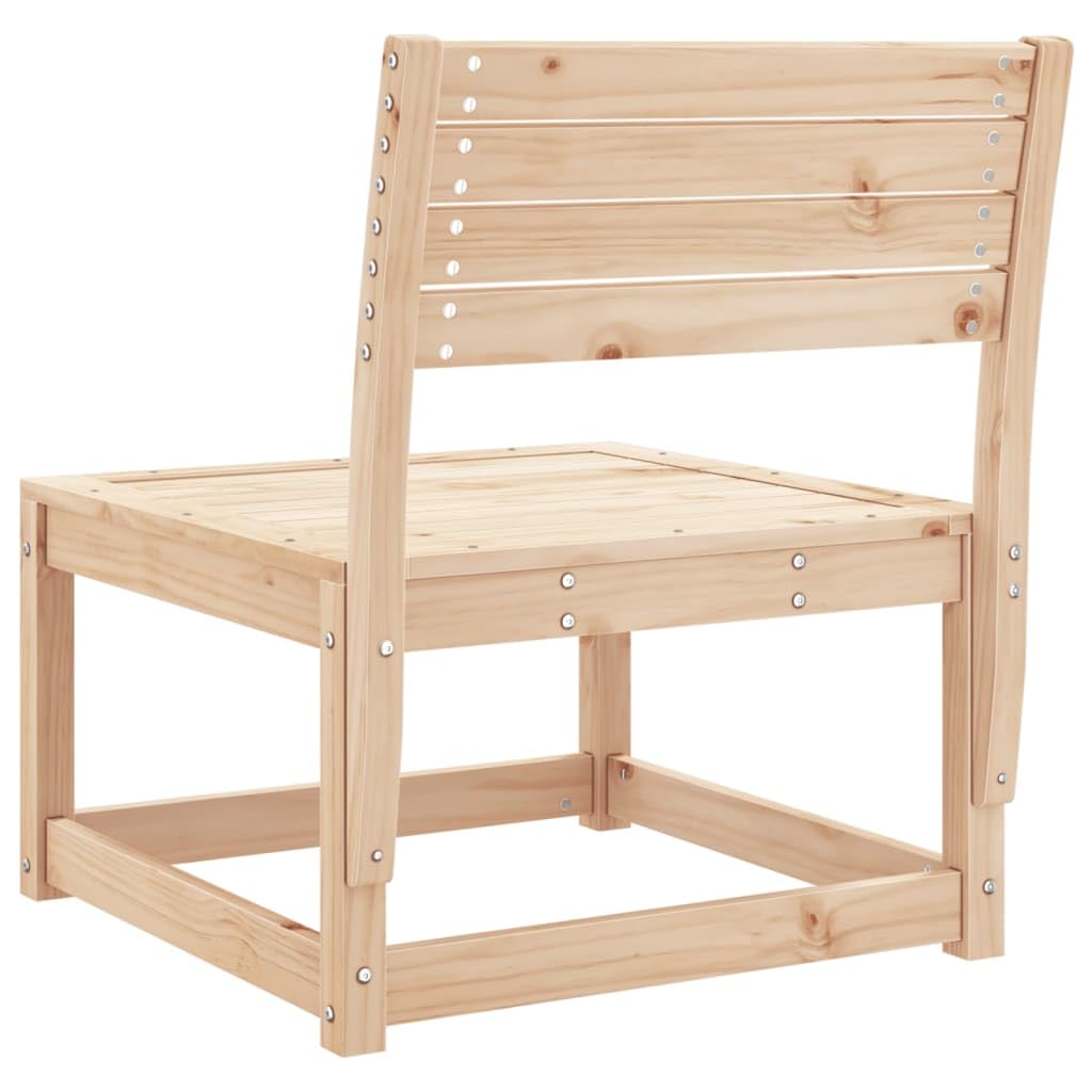 vidaXL Gartensofa ohne Armlehnen Kiefer Massivholz 63,5 cm