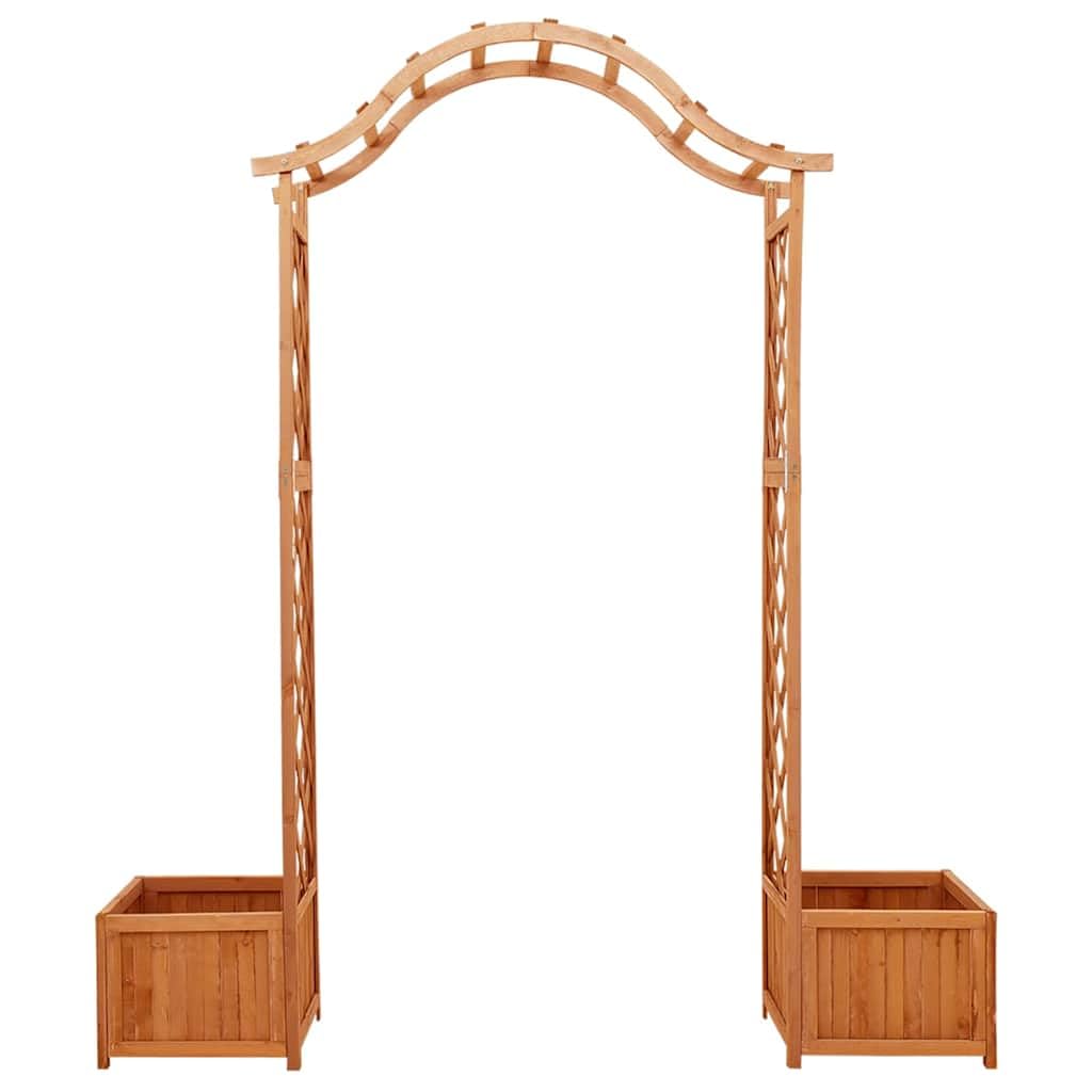 vidaXL Rosenbogen Tannenholz 175x40x204 cm Pergola braun