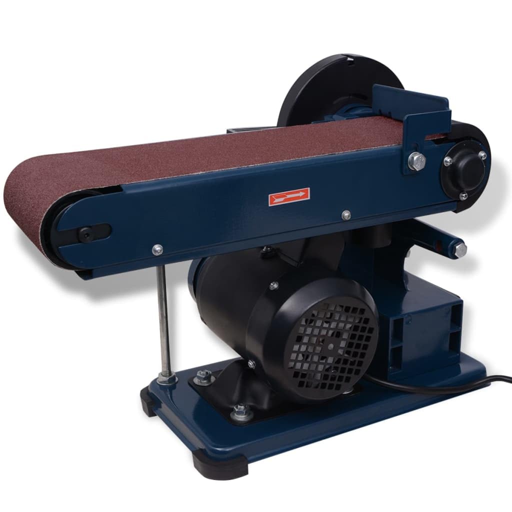 vidaXL Bandschleifer 375W Tellerschleifer Schleifmaschine Metall