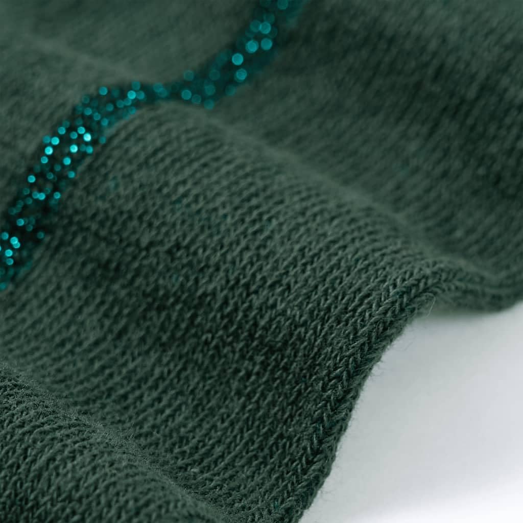 vidaXL Kinderstrumpfhose 104 Strumpfhose Dunkelgrün Baumwolle