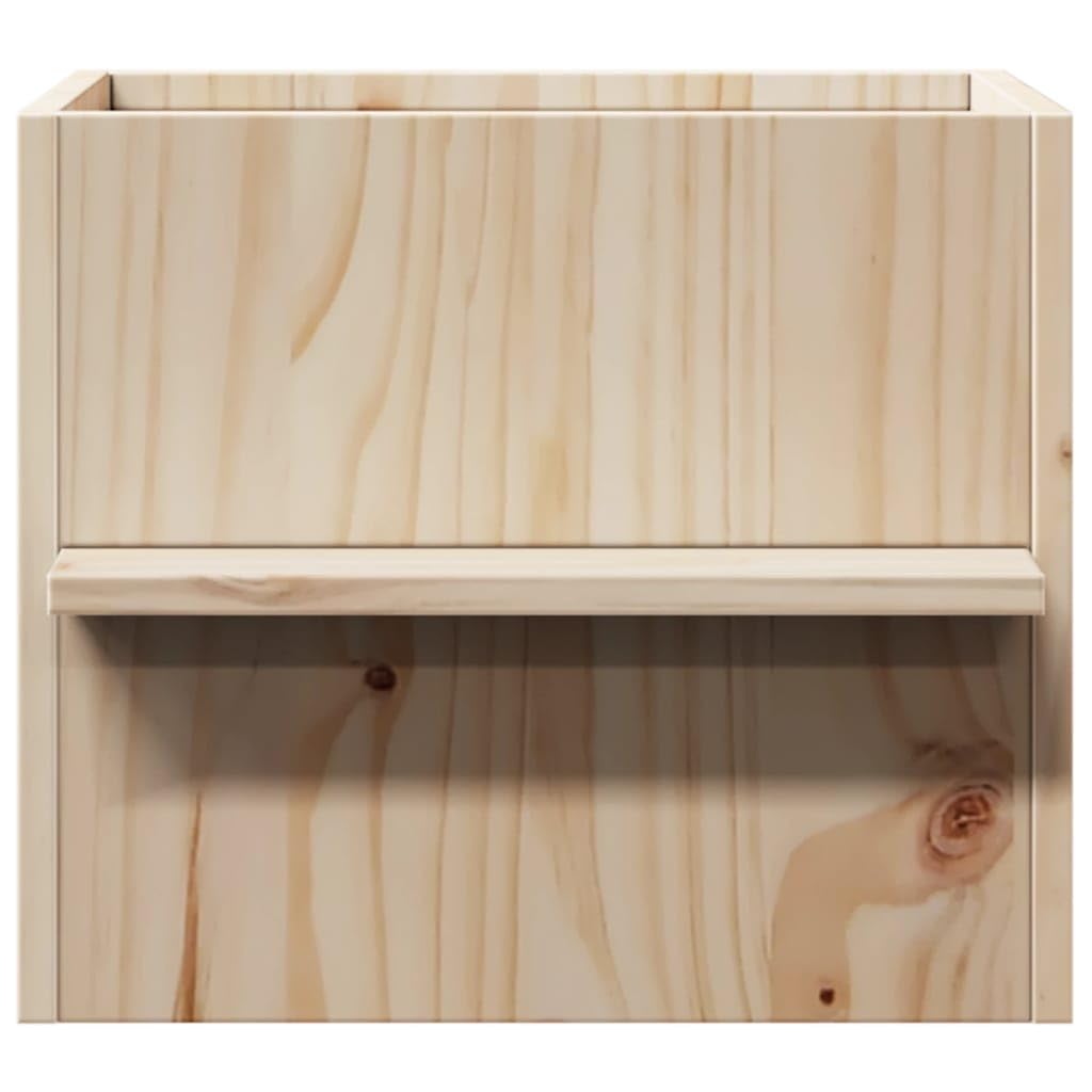vidaXL Katzenhaus 51x35x30 cm Massivholz Kiefer Indoor