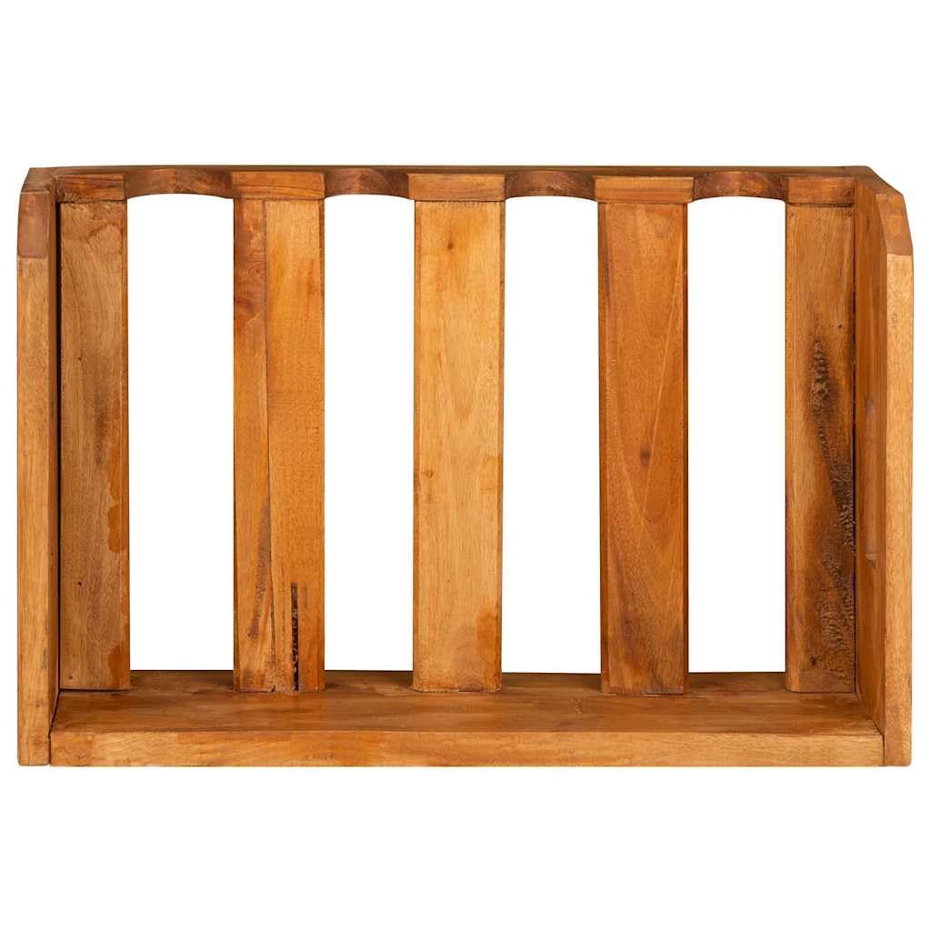 vidaXL Möbel Weinregal Altholz 4er-Set 16 Flaschen Massivholz