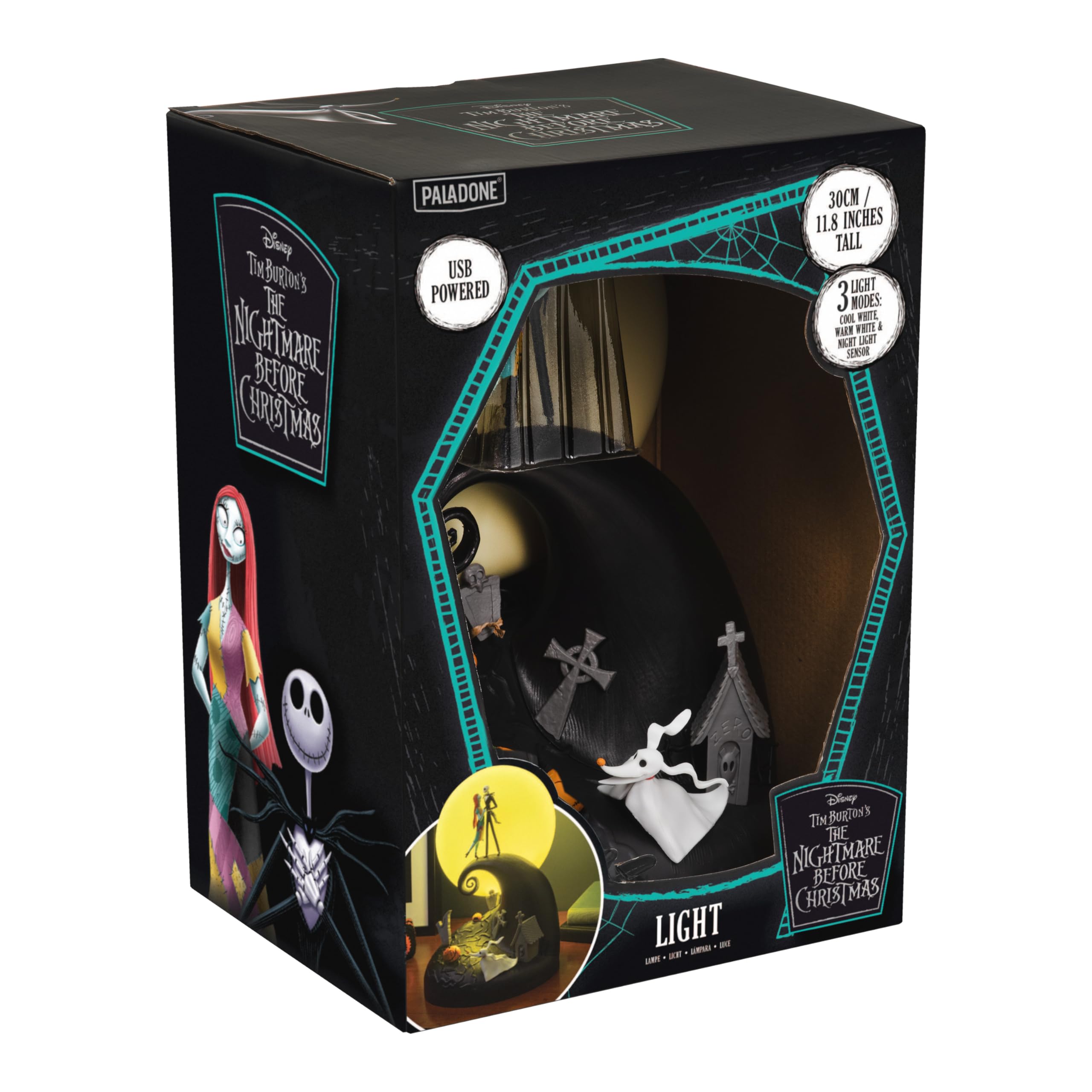 Paladone Nightmare Before Christmas Diorama Lampe 30cm USB