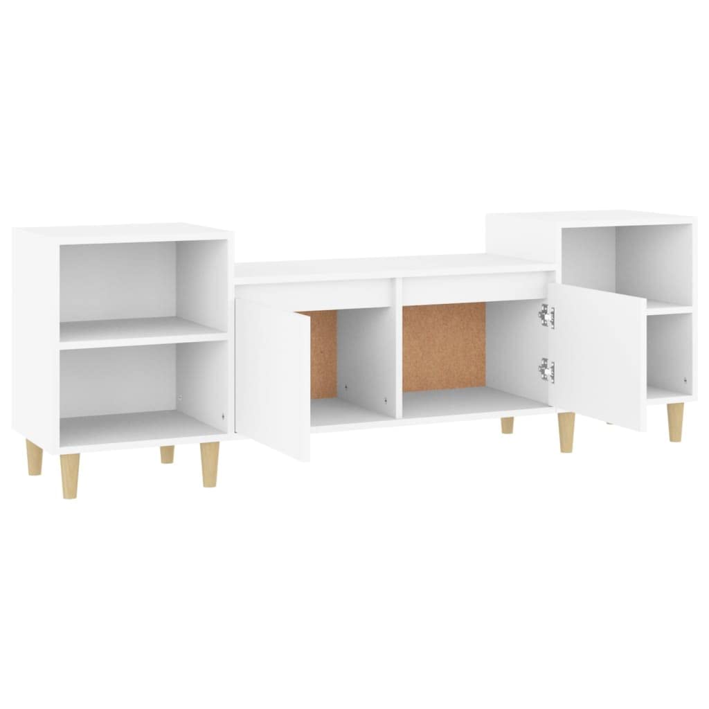 vidaXL Möbel TV-Schrank Lowboard Weiß 160x35x55 cm
