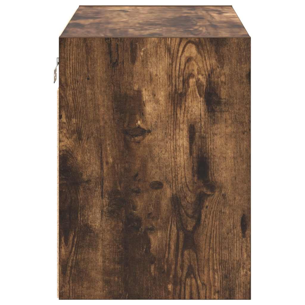 vidaXL Wandschrank Räuchereiche 40x30x41cm Holzwerkstoff