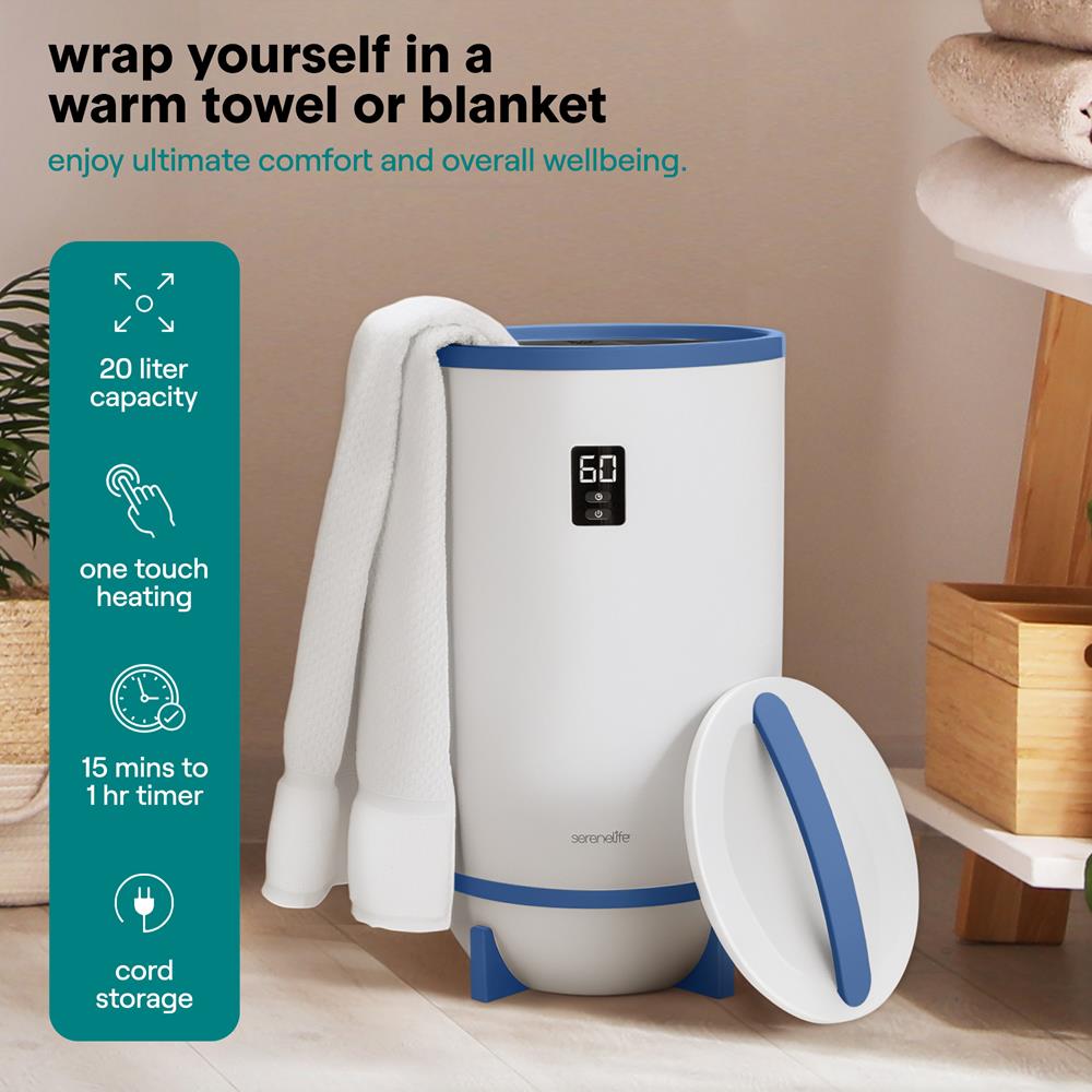 Serenelife Towel Warmers Handtuchwärmer 20L mit Timer
