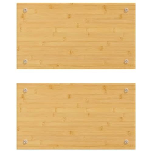 vidaXL Herdabdeckplatten 2 Stk. 50x28 cm Bambus