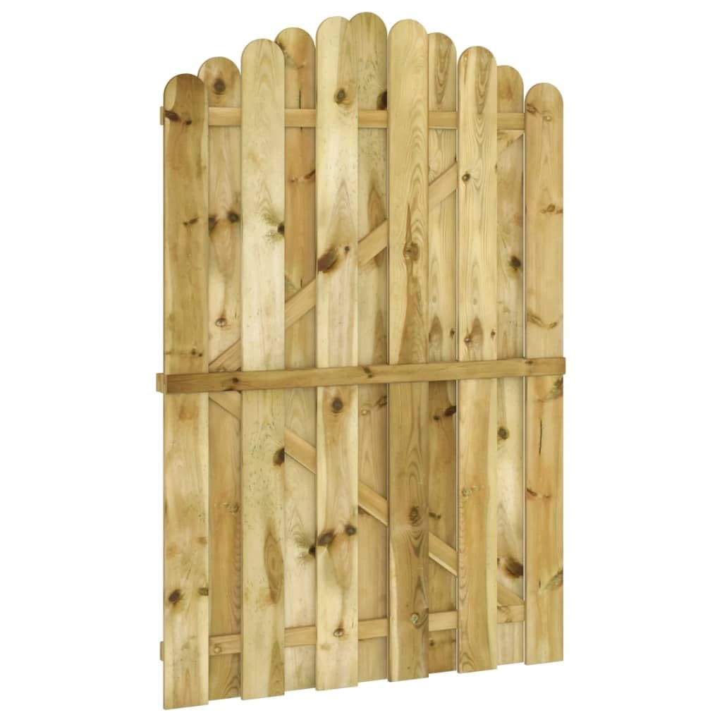 vidaXL Gartentor 100x150 cm Holztor Kiefer Imprägniert