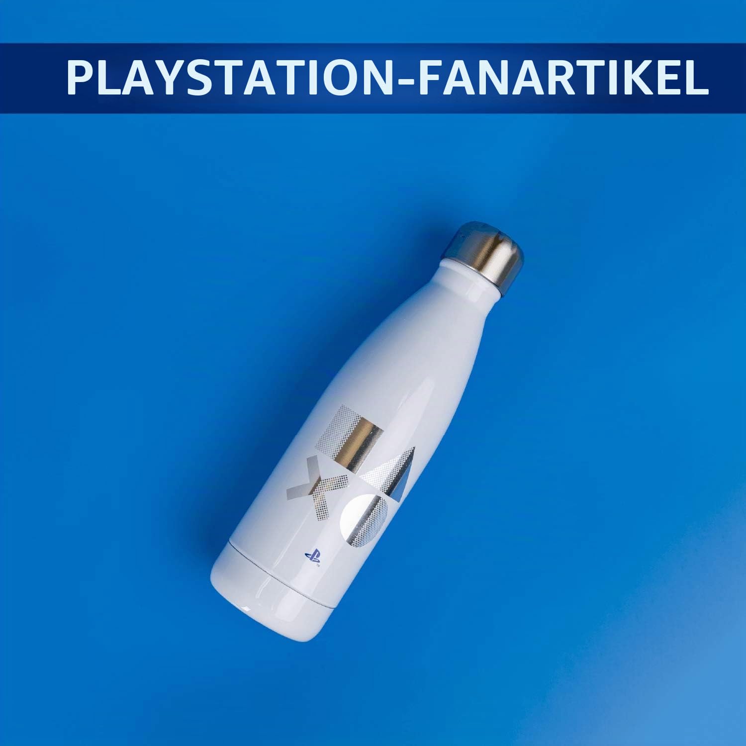 Paladone PlayStation Wasserflasche 500 ml Weiß Edelstahl