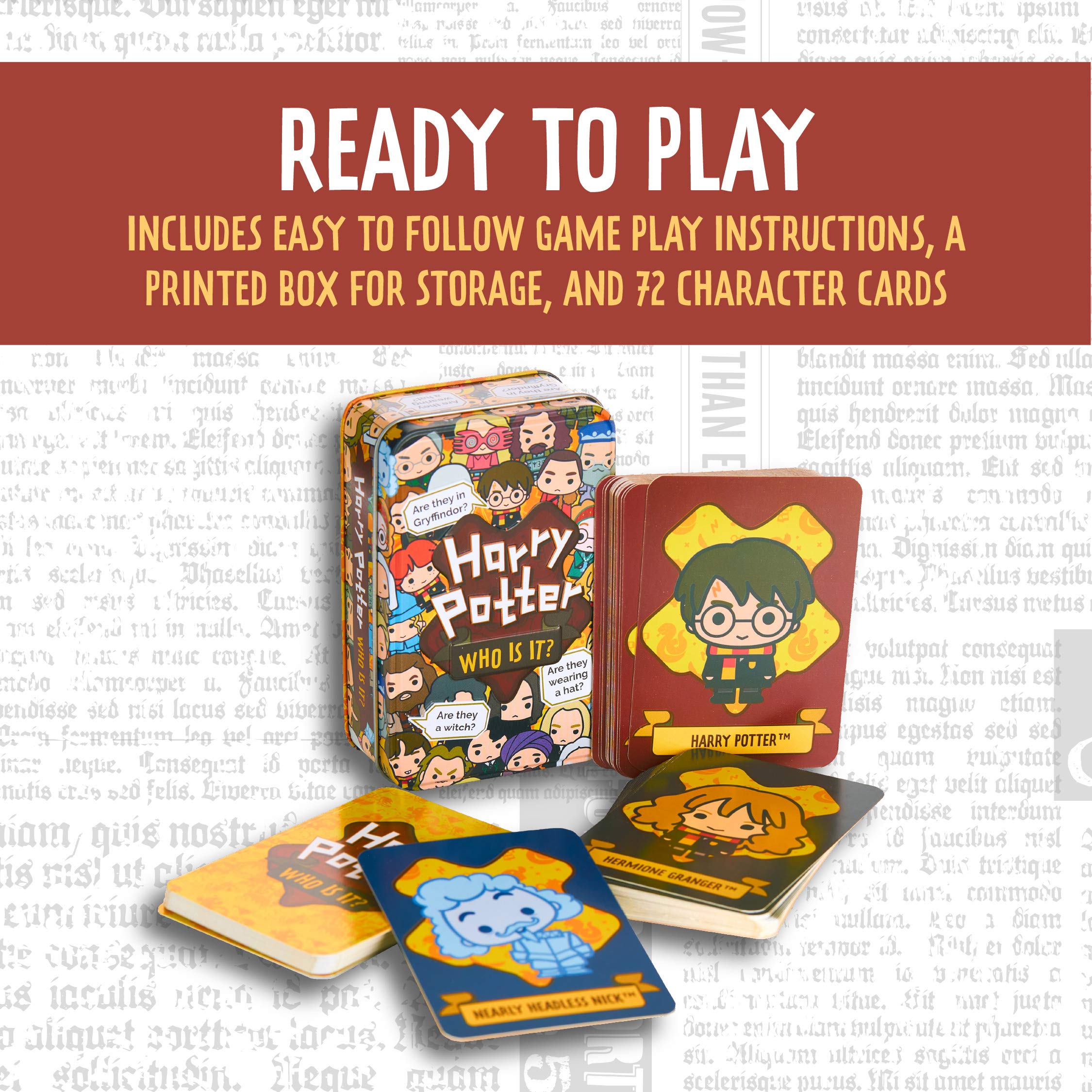Paladone Puzzles Games Harry Potter Ratespiel 72 Karten