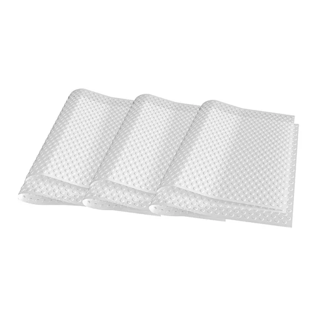 Intirilife Kühlschrankmatte Transparent 45x30 cm 6er-Set EVA