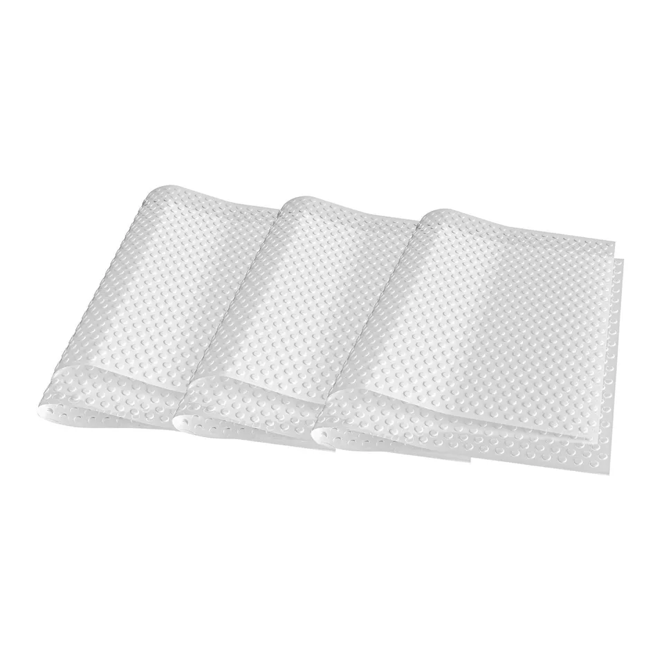 Intirilife Kühlschrankmatte Transparent 45x30 cm 6er-Set EVA