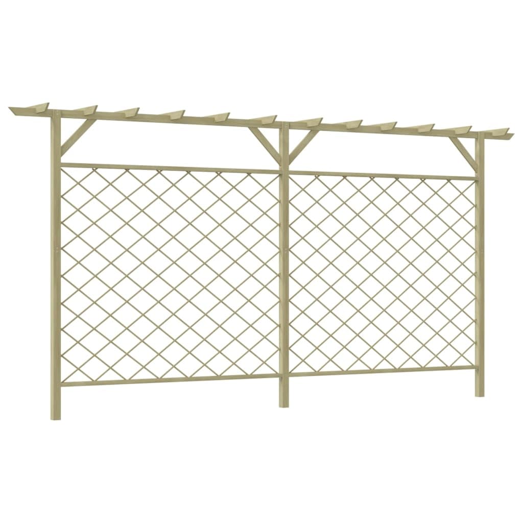 vidaXL Heim & Garten Blumengitter Pergola Rankgitter Kiefer 335cm