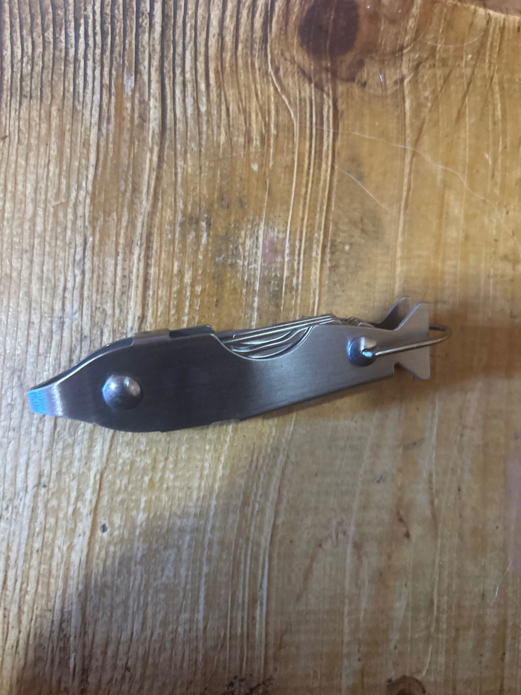 Kikkerland Tools Fishing Tool Multitool 9 Funktionen Edelstahl