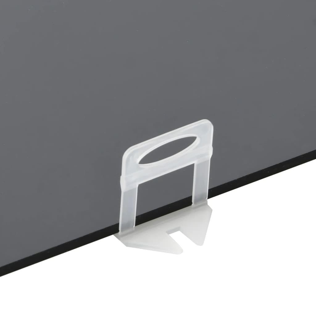 vidaXL Fliesen-Nivellierclips 1000 Stk. 1 mm PP transparent