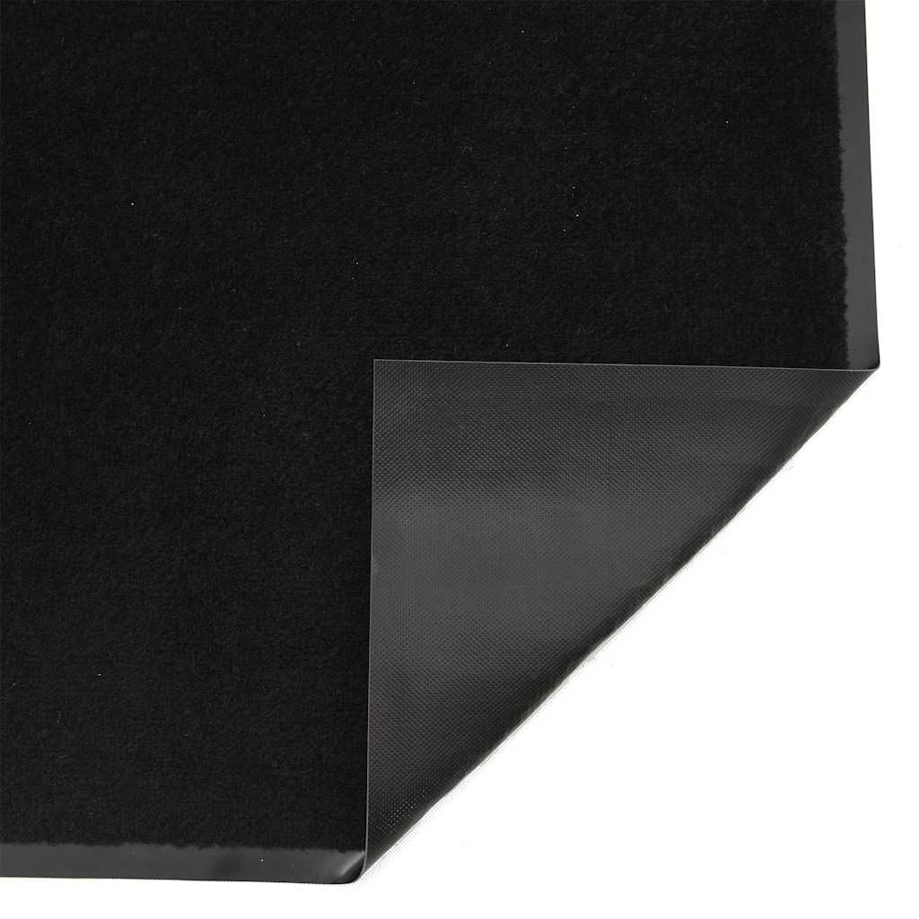vidaXL Heim & Garten Fußmatte Schwarz 40x60 cm Polypropylen