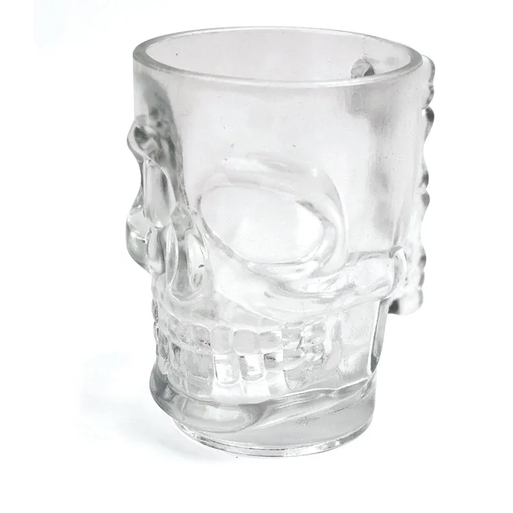 Kikkerland Kitchen Skull Stein Bierkrug Totenkopf Glas