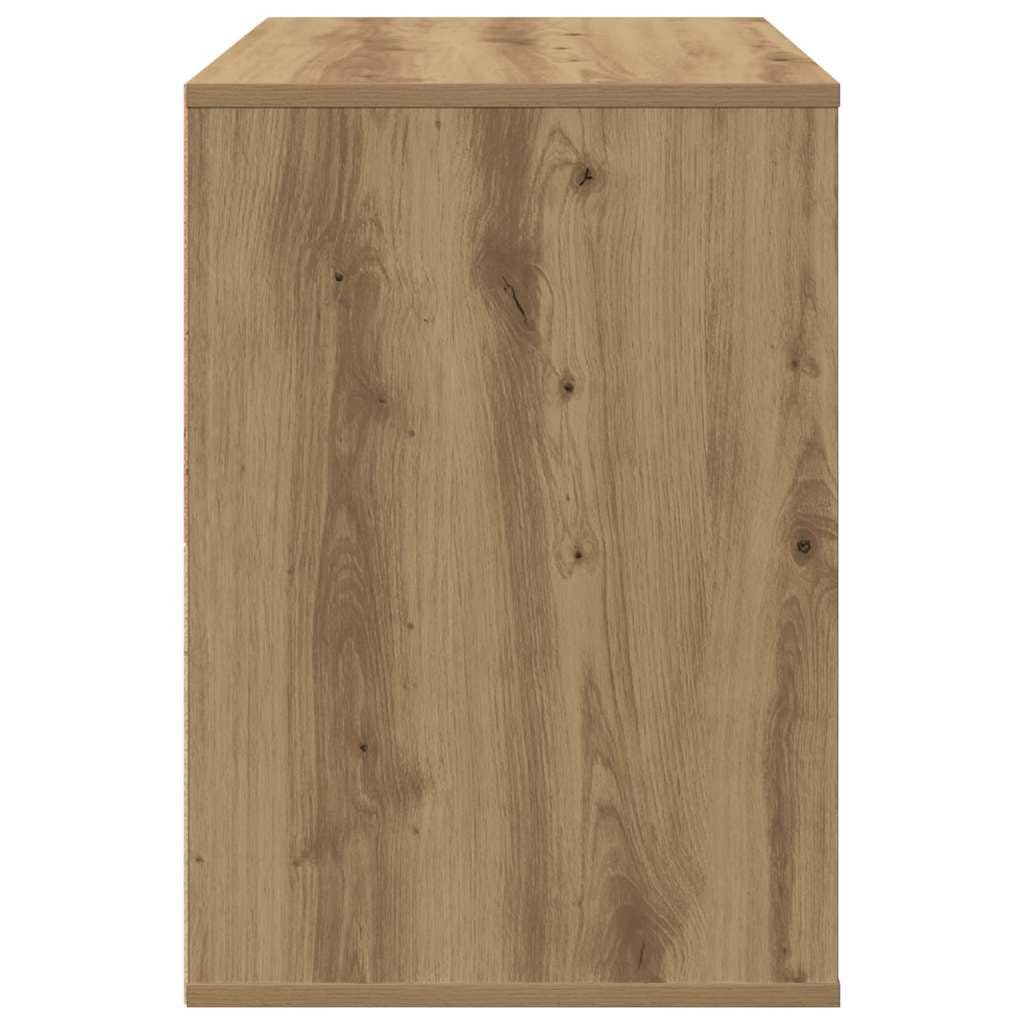 vidaXL Möbel Kommode 60x41x58 cm Artisan-Eiche Holz 3 Schubladen