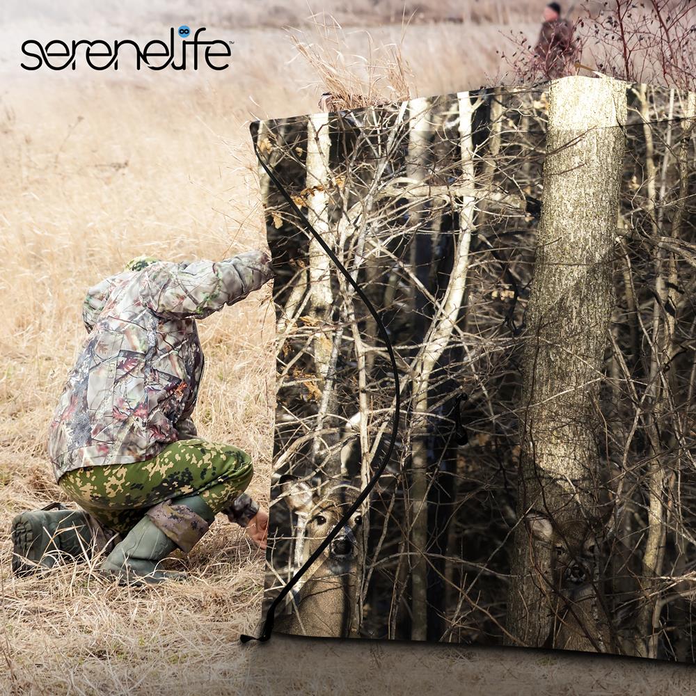 Serenelife Tarnzelt Jagd 2 Personen Camo 165cm