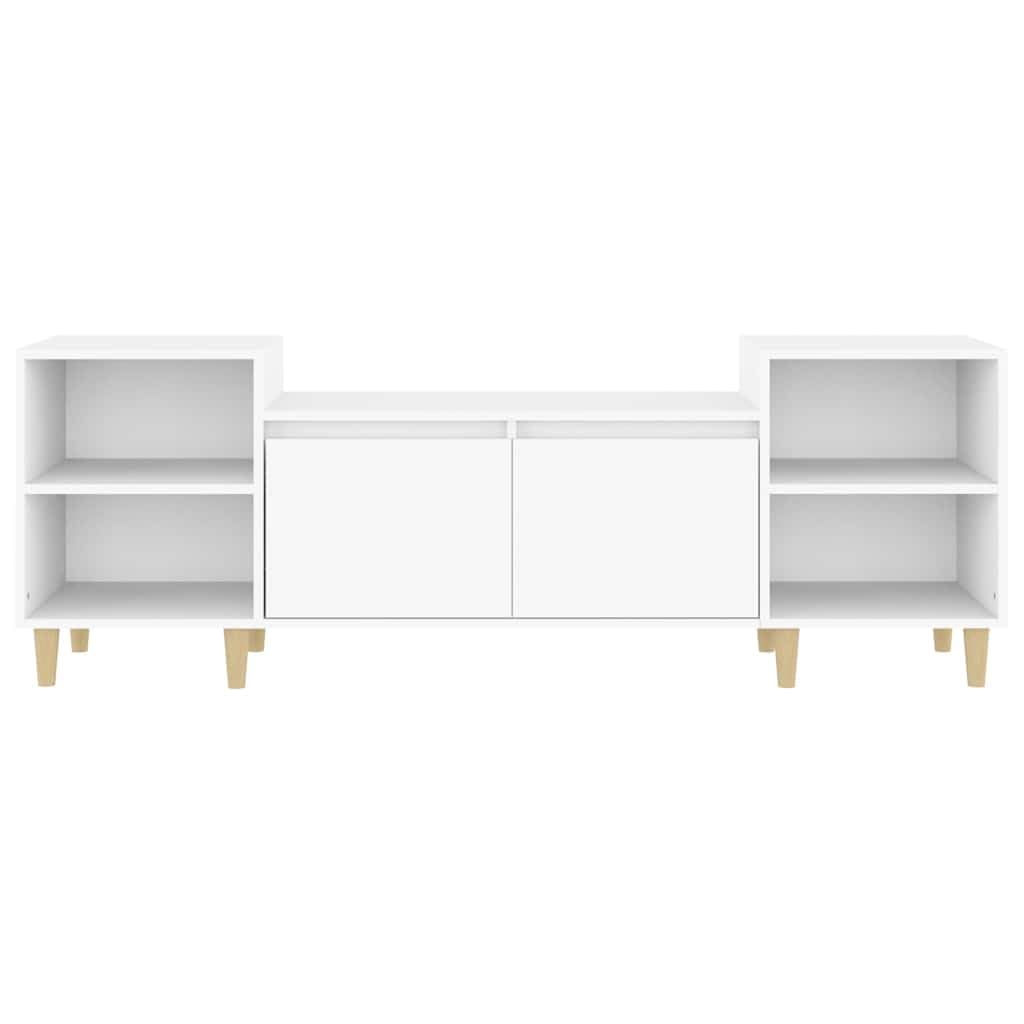 vidaXL Möbel TV-Schrank Lowboard Weiß 160x35x55 cm