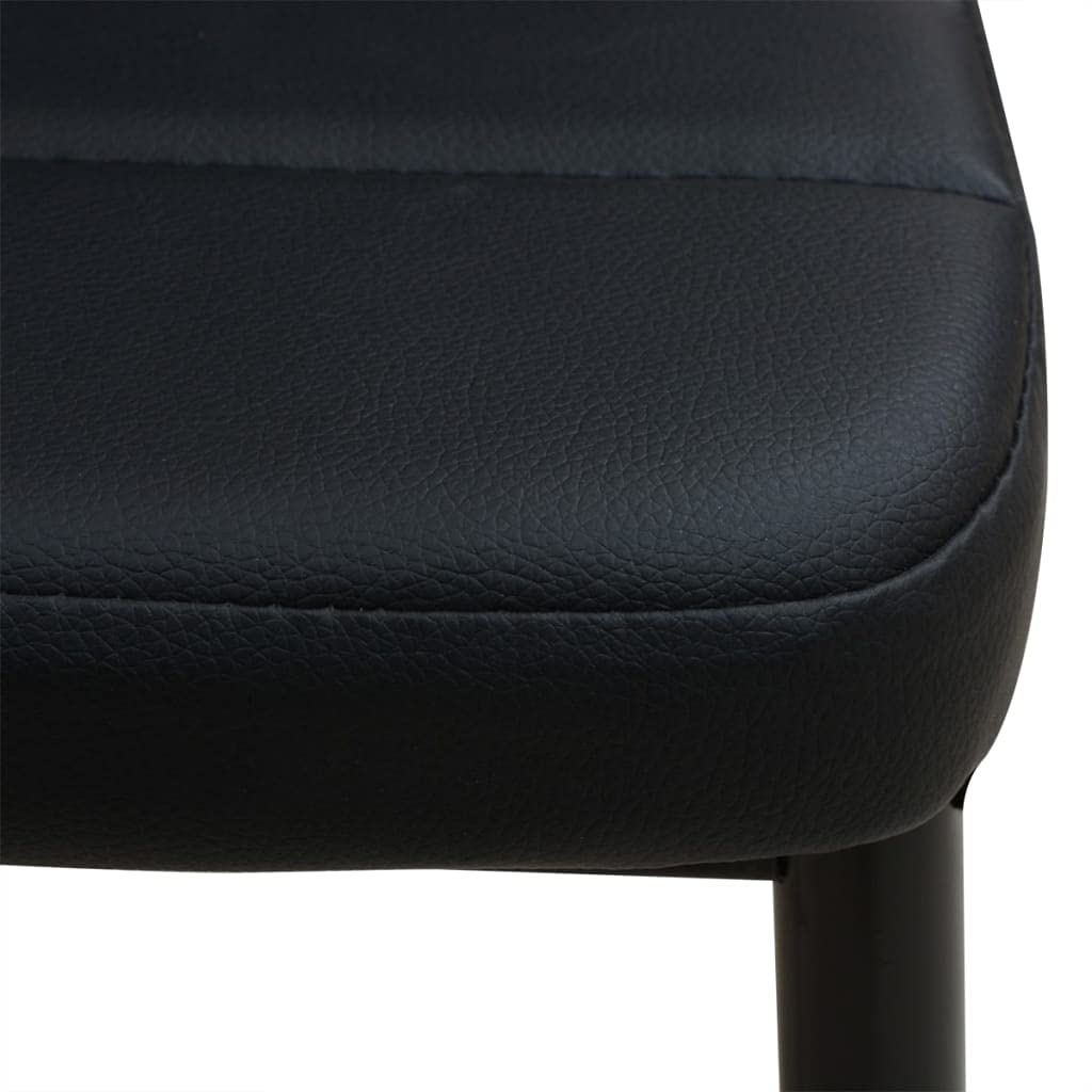 vidaXL Möbel Essgruppe 3-tlg Schwarz Glas 2 Personen