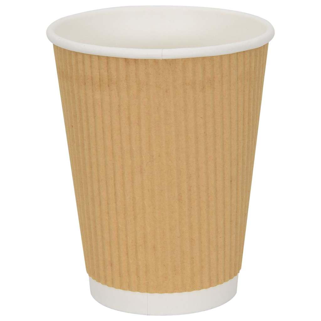 vidaXL Pappbecher Braun 4oz 100ml 1000 Stück ohne Deckel