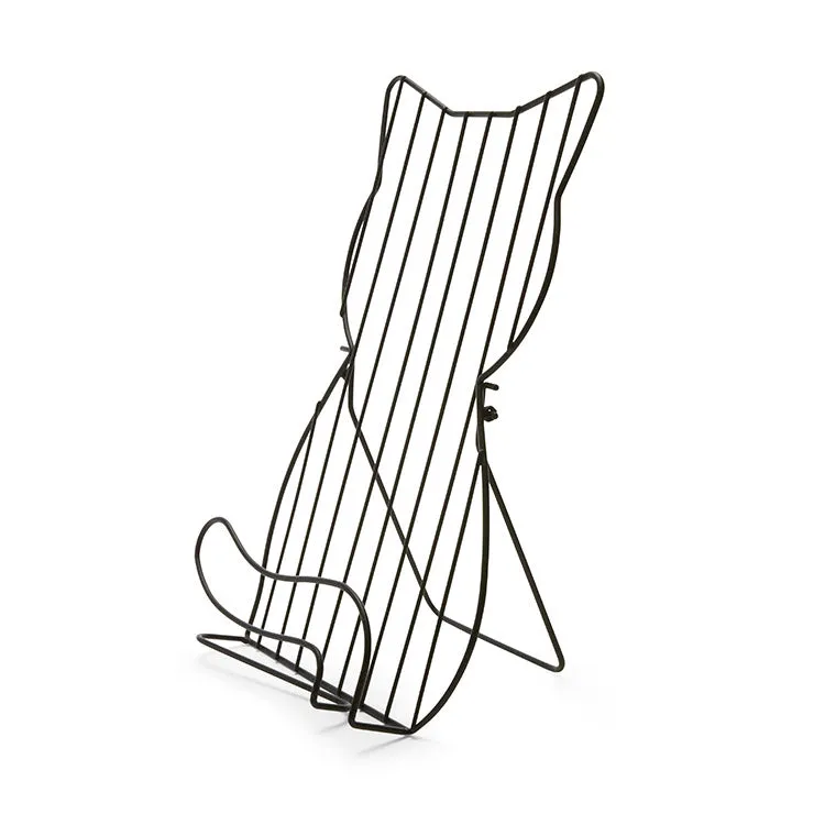 Kikkerland Home Cat Buchstütze Katzen-Motiv Kochbuch